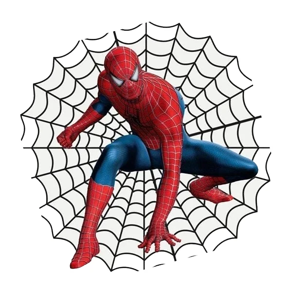 استیکر پارچه و لباس پاد آفرین طرح مرد عنکبوتی کد 1138