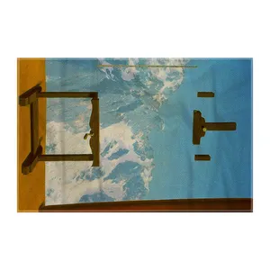 کاغذ کادو ترمه طراحان ایده مدل ندای قله ها از ماگریت کد art0369 