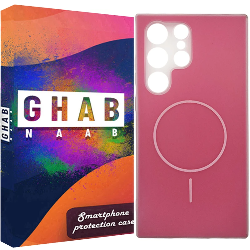 کاور قاب ناب مدل پاستیلی طرح MagSafe مناسب برای گوشی موبایل سامسونگ Galaxy S23 Ultra 