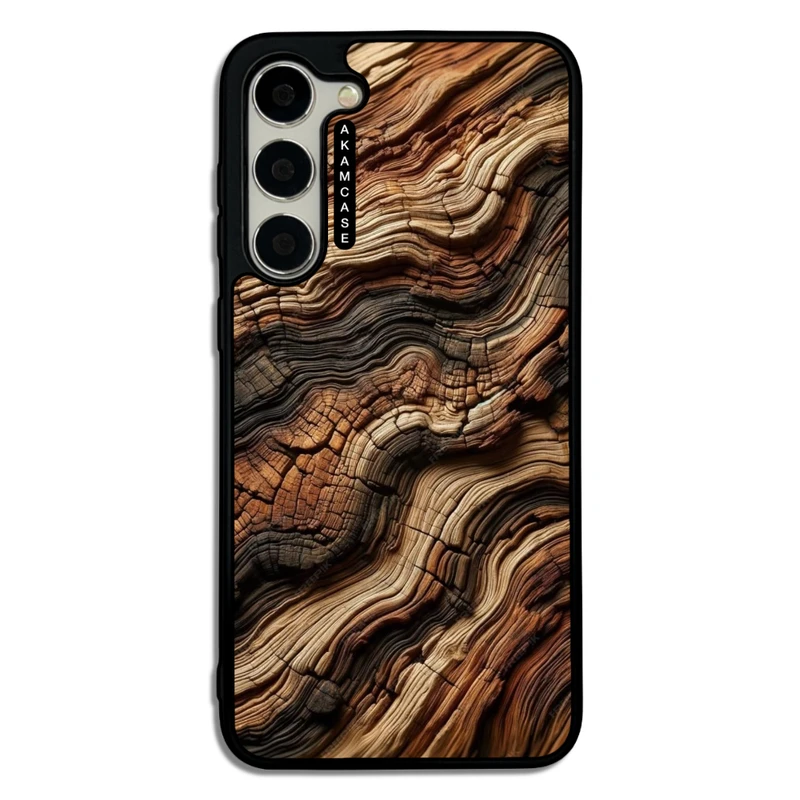 کاور آکام مدل AMC-WSGS23P-WOOD-19 مناسب برای گوشی موبایل سامسونگ Galaxy S23 Plus