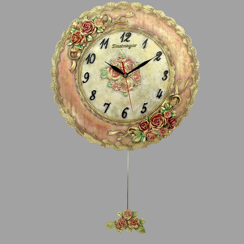 ساعت دیواری دست نگار طرح Orvan کد 38-38