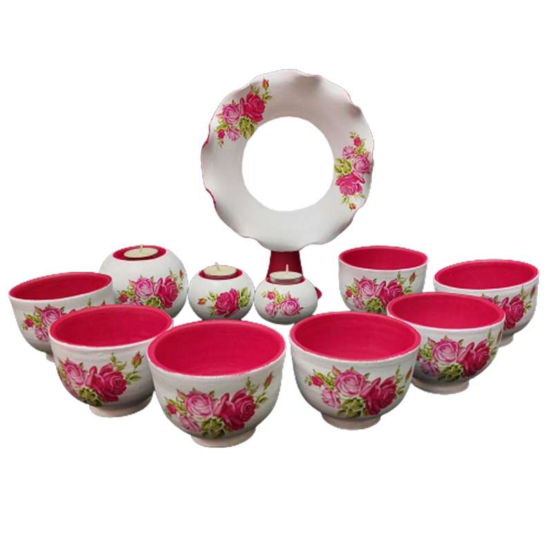 مجموعه ظروف هفت سین 11 پارچه مدل G-01