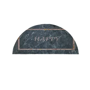 پادری مدل نیم دایره طرح Happy کد 8751 سایز 90×45 سانتی متر