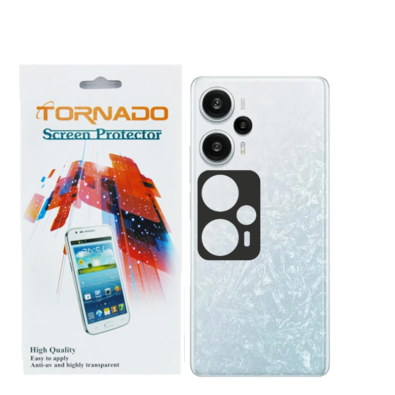 محافظ لنز دوربین تورنادو مدل فلزی مناسب برای گوشی موبایل شیائومی Poco F5 بسته 40 عددی