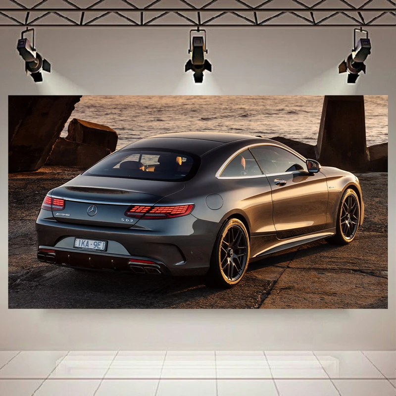 تابلو شاسی طرح ماشین مدل مرسدس بنز S63 کد AR4570