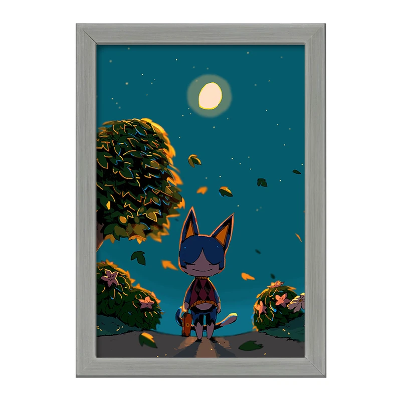 تابلو خندالو طرح بازی انیمال کراسینگ (Animal Crossing) کد 32654