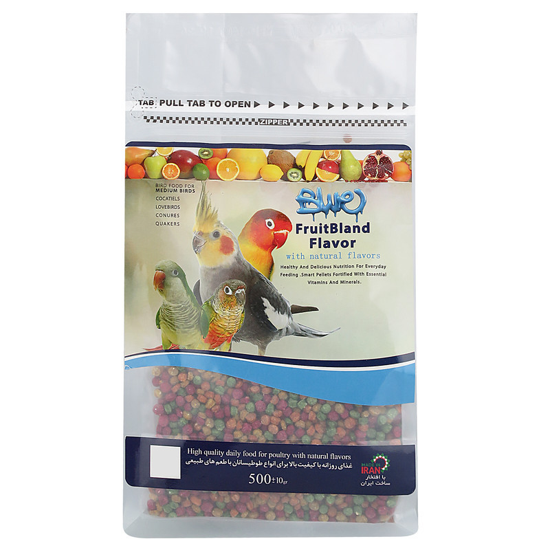 پلت طوطی سانان بلو مدل ماه و ستاره وزن 500 گرم