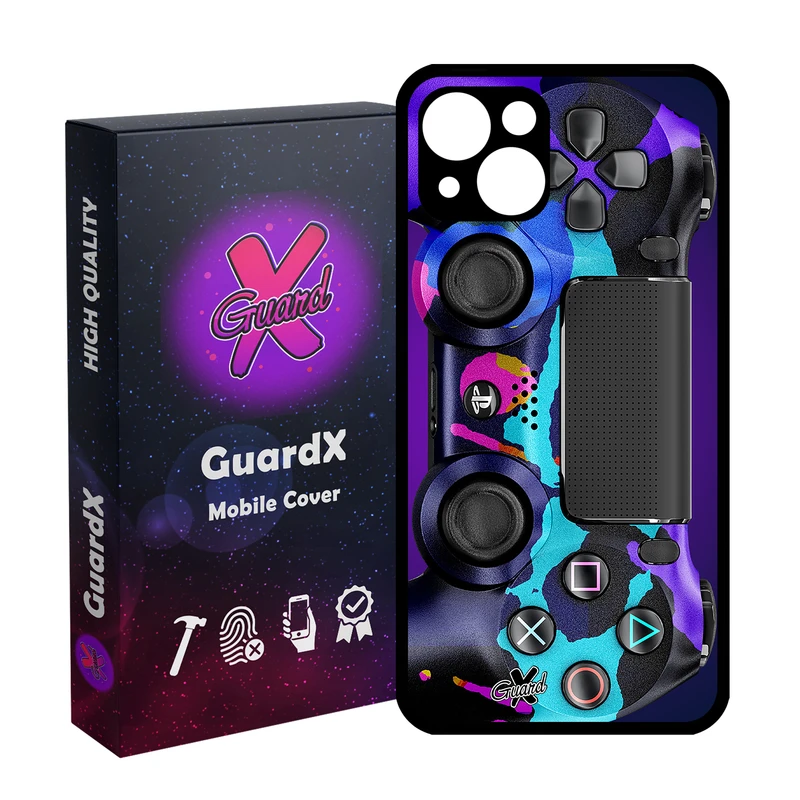 کاور گارد ایکس طرح PS4 Controller مدل Glass10089 مناسب برای گوشی موبایل اپل iPhone 13