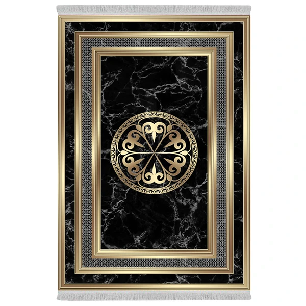 فرش پارچه‌ای دفه مدل فرشینه طرح مدرن کد 1132