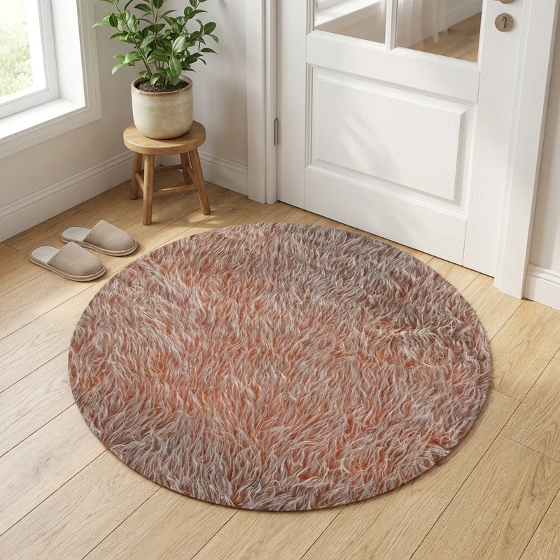  پادری طرح دایره مدل M-2020 سایز 90x90 سانتی متر