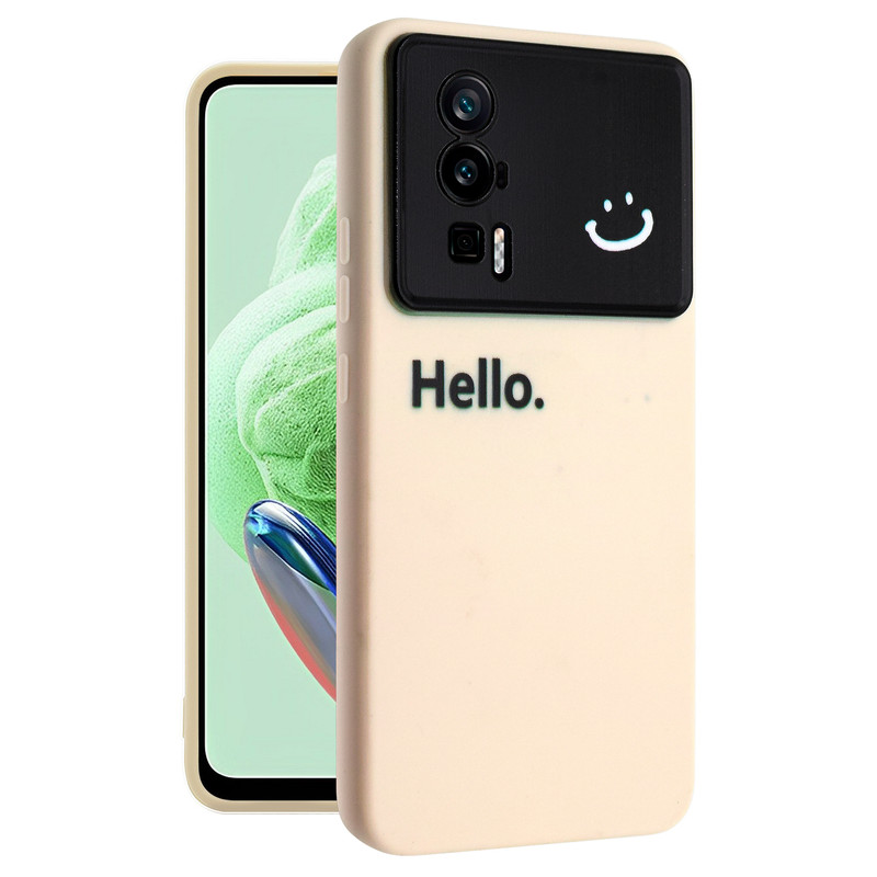 کاور مدل Hello مناسب برای گوشی موبایل شیائومی Poco F5 Pro /Redmi K60/ K60 Pro