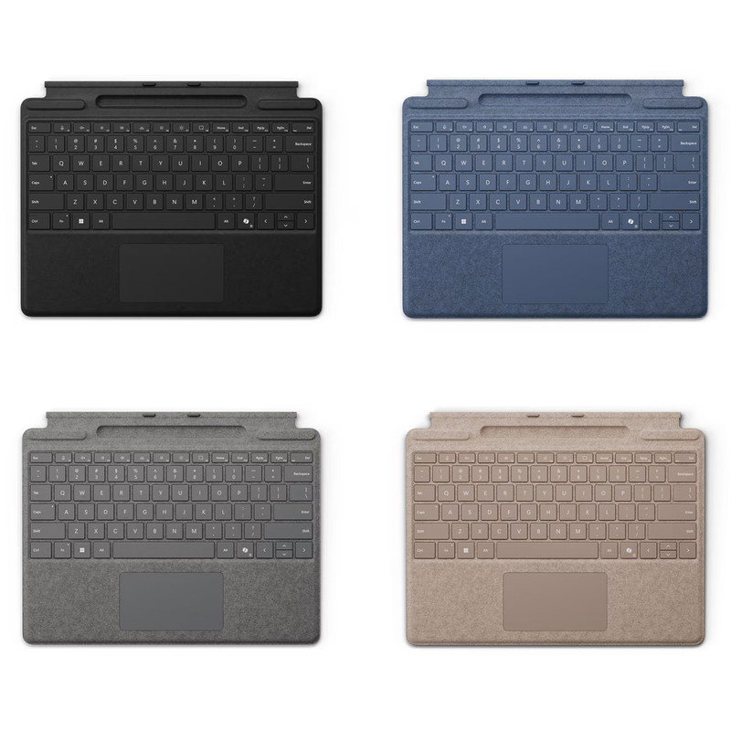 تبلت 13 اینچی مایکروسافت مدل Surface Pro 11-Snapdragon X Plus LCD ظرفیت 512 گیگابایت و رم 16 گیگابایت به همراه کیبورد Surface Pro Copilot و قلم Slim Pen 2