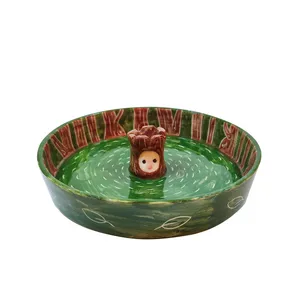 ظرف سرامیکی طرح جنگل مدل 01