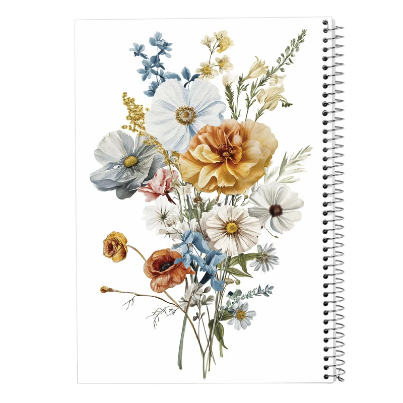 دفتر نقاشی 50 برگ مدوپد مدل گل کد DF14000