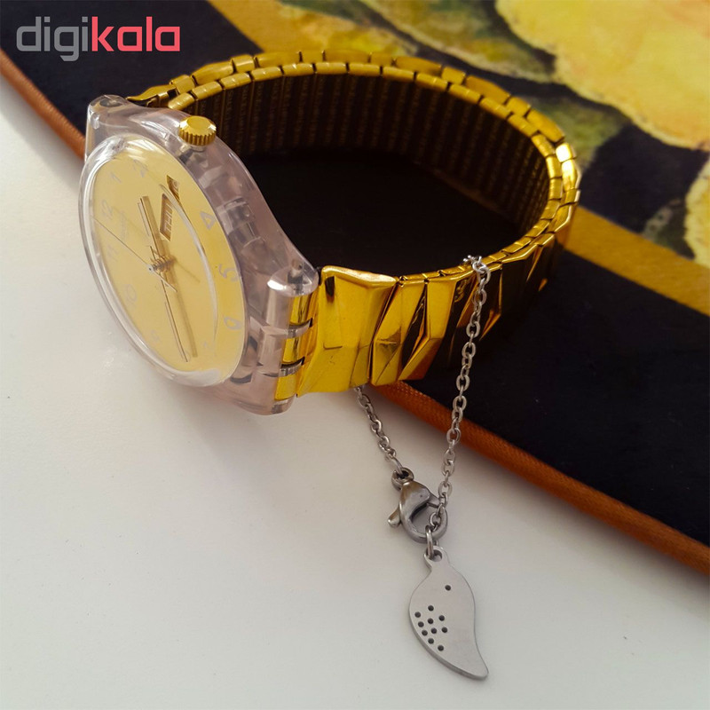 آویز ساعت طرح جوجه مدل AWS002