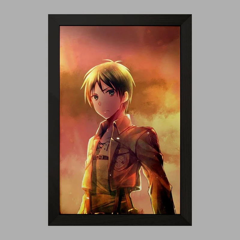تابلو خندالو مدل ارن یگر انیمه اتک آن تایتان Attack on Titan کد 11008