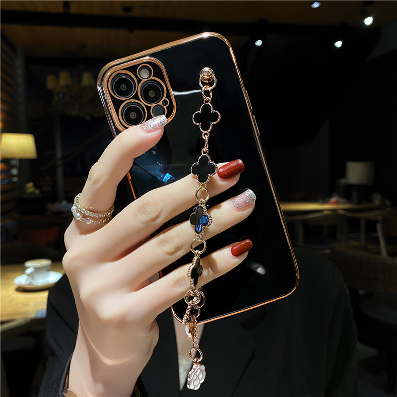 کاور مانستر مدل Black Flower مناسب برای گوشی موبایل سامسونگ Galaxy S10 Plus