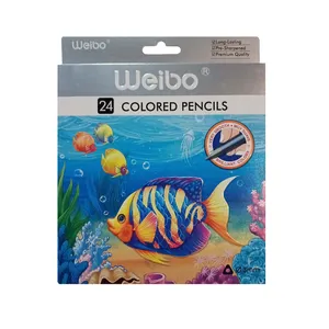 مداد رنگی 24 رنگ ویبو مدل WB9018-24