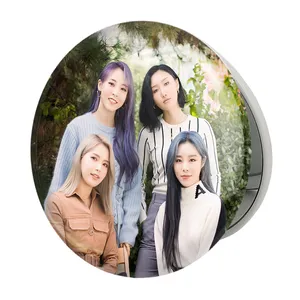 آینه جیبی خندالو طرح گروه مامامو Mamamoo مدل تاشو کد 11801 