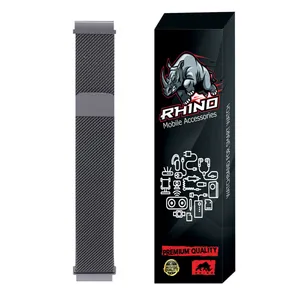 بند راینو مدل Milanese Loop مناسب برای ساعت هوشمند امیزفیت GTR Mini