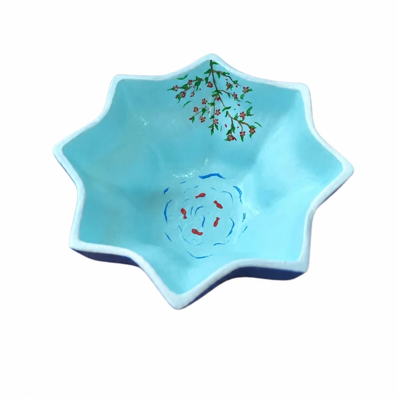 حوض ماهی سفالی طرح چند ضلعی