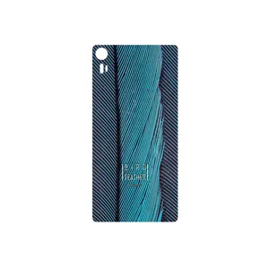 MAHOOT Turquoise feathers Cover Sticker for Lenovo Vibe Shot