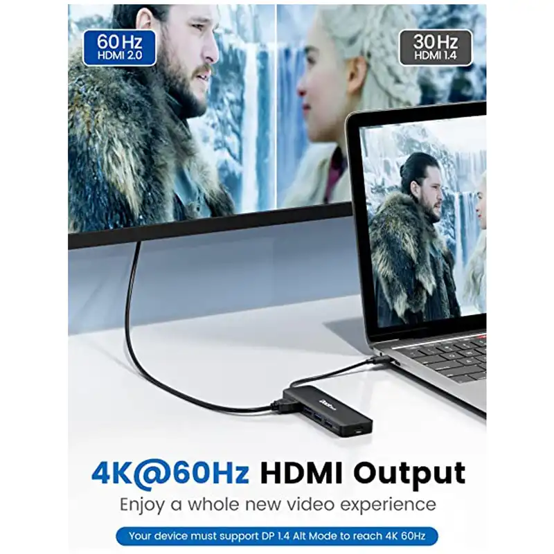 هاب 5 پورت داکتک مدل DD0008