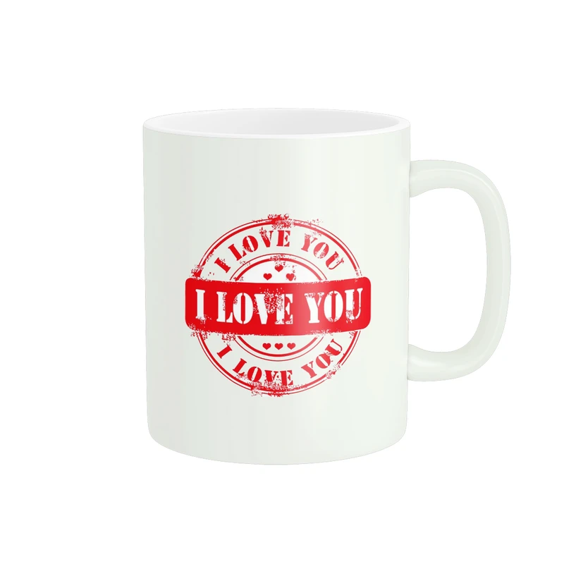 ماگ پاد آفرین طرح  LOVE کد 644