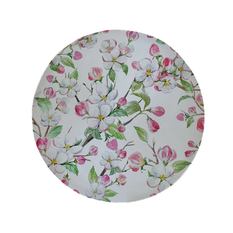 پادری مدل دایره طرح گل کد 6023 سایز 90 × 90 سانتی متر 