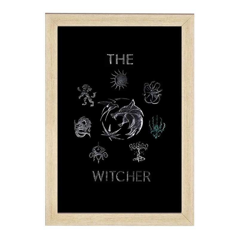 تابلو خندالو مدل سریال ویچر Witcher کد 27422