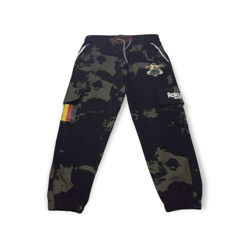 شلوار پسرانه مدل چریکی شش جیب اسلش  sm