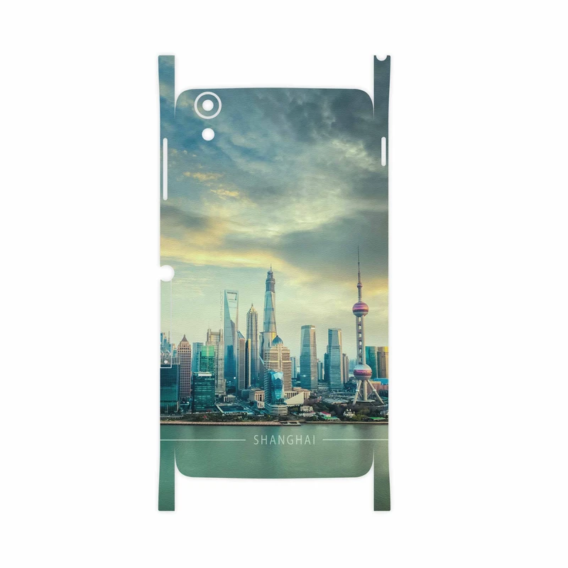 برچسب پوششی ماهوت مدل Shanghai City-FullSkin مناسب برای گوشی موبایل بلک بری DTEK 50