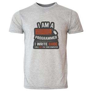 نقد و بررسی تی شرت مردانه طرح برنامه نویس کد 20142 توسط خریداران