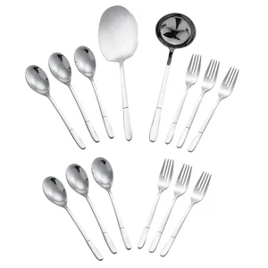 سرویس قاشق و چنگال 14 پارچه جی فی نی مدل G-56
