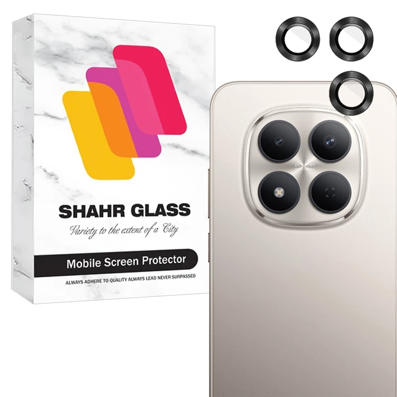 محافظ لنز دوربین شیشه‌ای شهر گلس مدل RINS20 مناسب برای گوشی موبایل شیائومی Redmi Note 15 Pro 5G