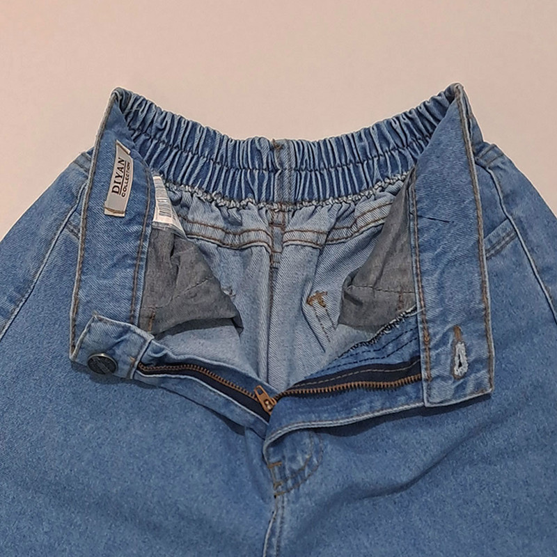 شلوار جین زنانه دیان مدل بگ شش جیب کد 0082