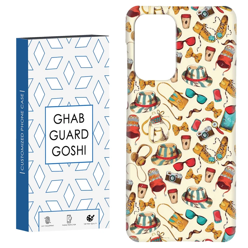 کاور قاب گارد گوشی طرح عینک و کلاه کد Dimo-788 مناسب برای گوشی موبایل سامسونگ Galaxy A52 / a52s