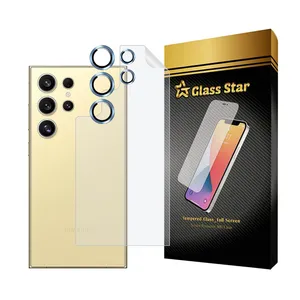 Glass Star MTBRING Nano Back Protector For Samsung Galaxy S24 Ultra with Lens Protector