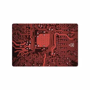 MAHOOT Red Printed Circuit Board Cover Sticker for Samsung Galaxy Tab S3 9.7 2017 T820