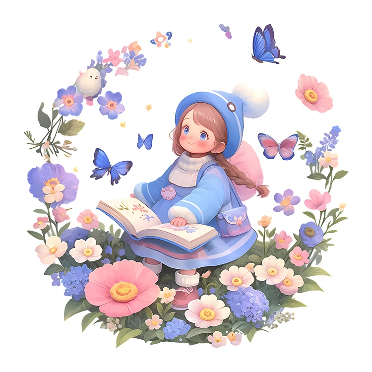 استیکر پارچه و لباس پاد آفرین مدل کارتونی بچگانه کیوت بامزه کد S5870