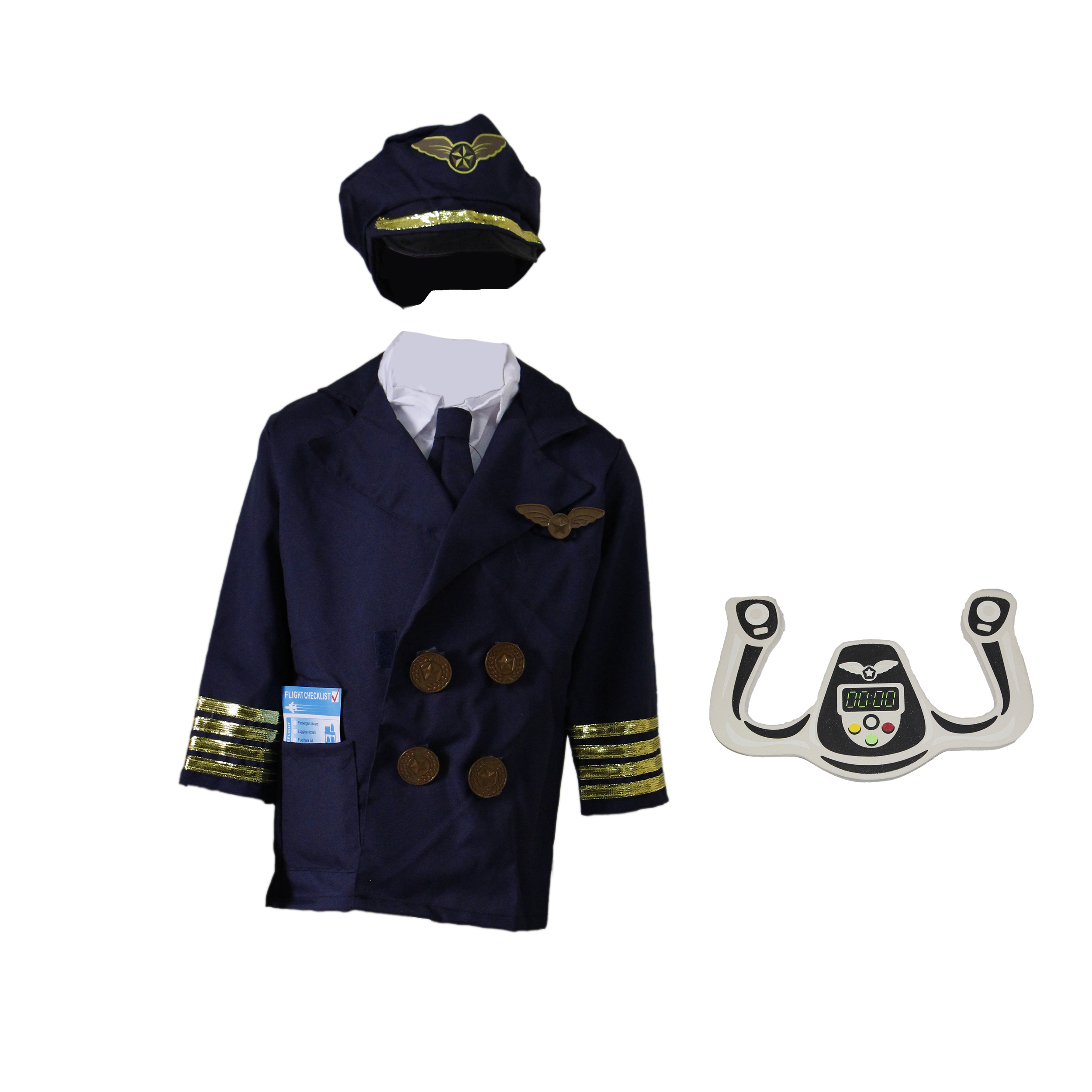 لباس مشاغل کودکان مدل خلبان bmk01