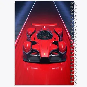 دفتر مشق 50 برگ خندالو طرح ماشین فراری کد F1003