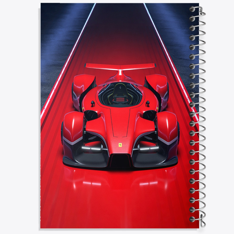 دفتر مشق 50 برگ خندالو طرح ماشین فراری کد F1003