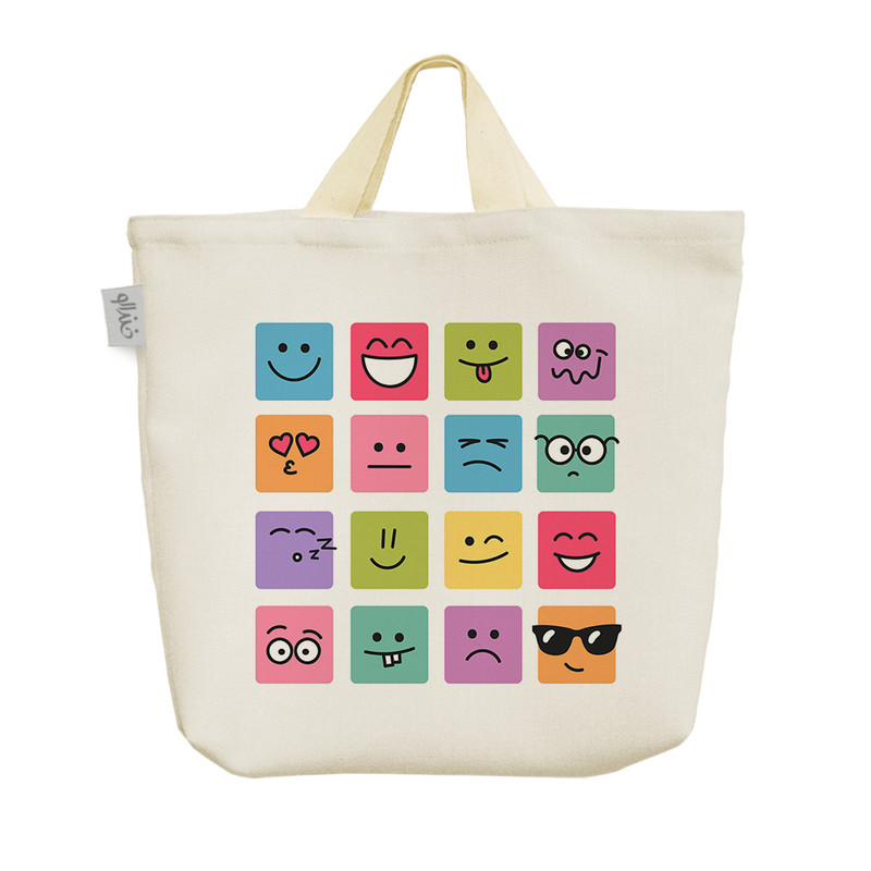 ساک خرید خندالو مدل ایموجی کد 1737