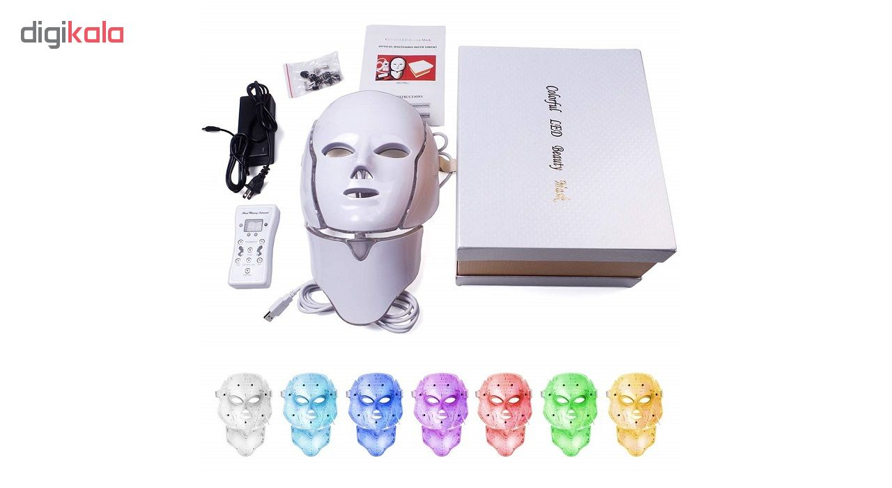 دستگاه جوان سازی پوست مدل ماسک لایت تراپی LED MASK