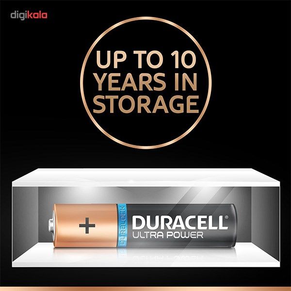 باتری نیم قلمی دوراسل مدل Ultra Power بسته 2 عددی main 1 4