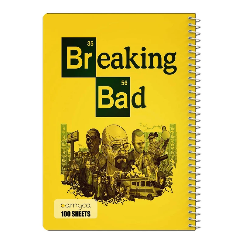 دفتر مشق 100 برگ سیمی کارنیکا طرح بریکینگ بد Breaking Bad کد 71770
