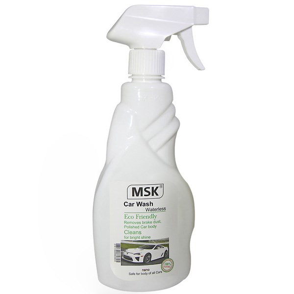 تمیزکننده خودرو MSK مدل بدون نیاز به آب حجم 500 میلی‌لیتر