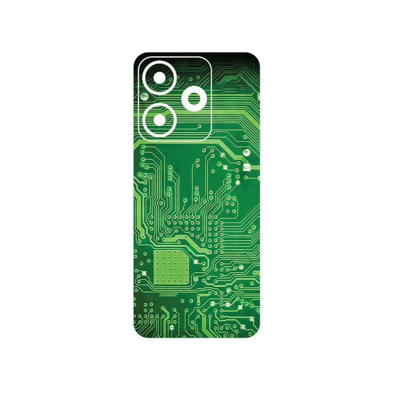 برچسب پوششی ماهوت مدل Green_Printed_Circuit_Board مناسب برای گوشی موبایل شیائومی Redmi 13x