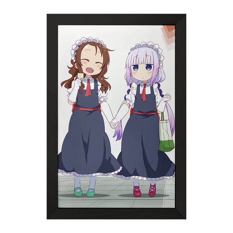 تابلو خندالو مدل سایکاوا و کانا انیمه اژدهای خدمتکار کوبایاشی کد 36309